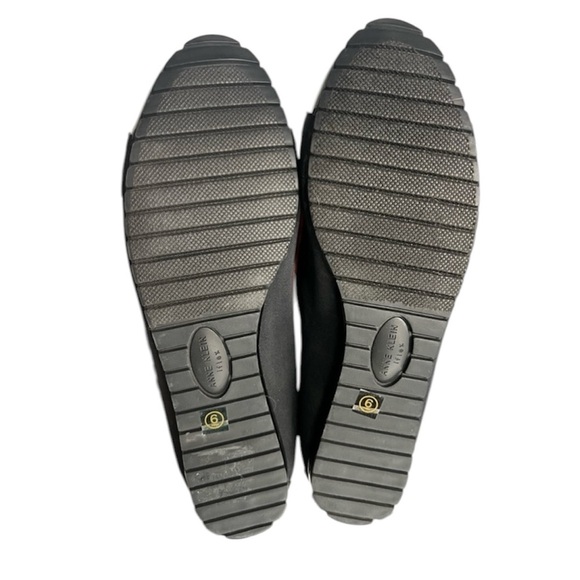 Women’s AK Anne Klein iFlex Gianna Shiny Black Ballet Flats Size 6M - Picture 2 of 8